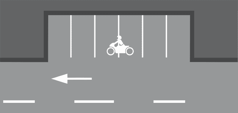 Prometni znak Mjesta za parkiranje-Motocikala, mopeda i bicikala