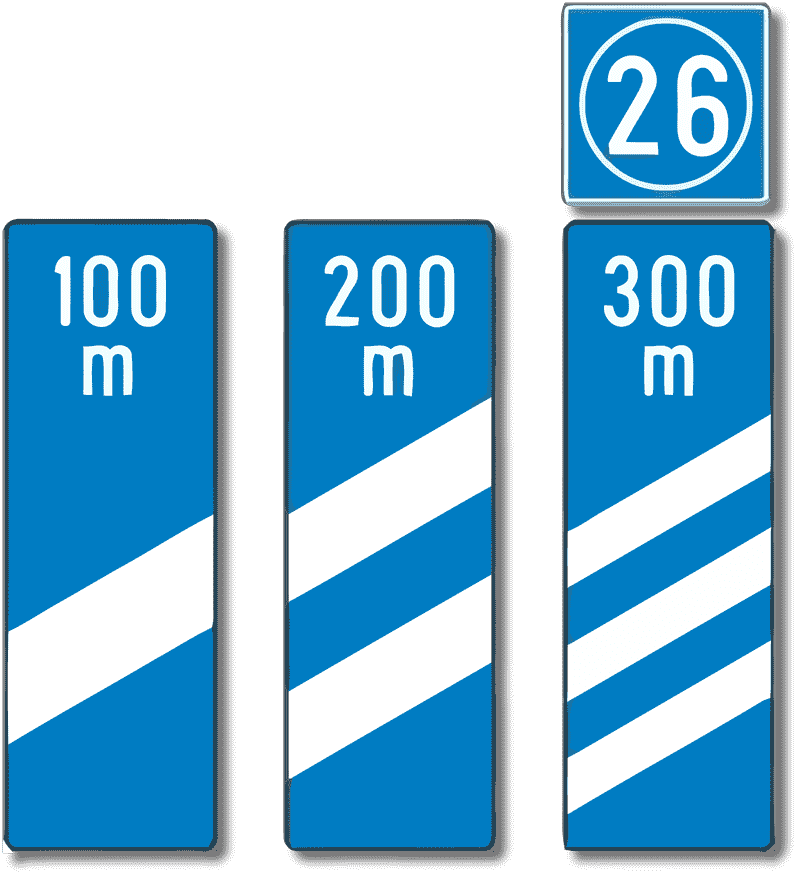 Prometni znak Izlaz s autoceste ili brze ceste