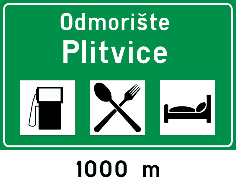 Prometni znak Odmorište