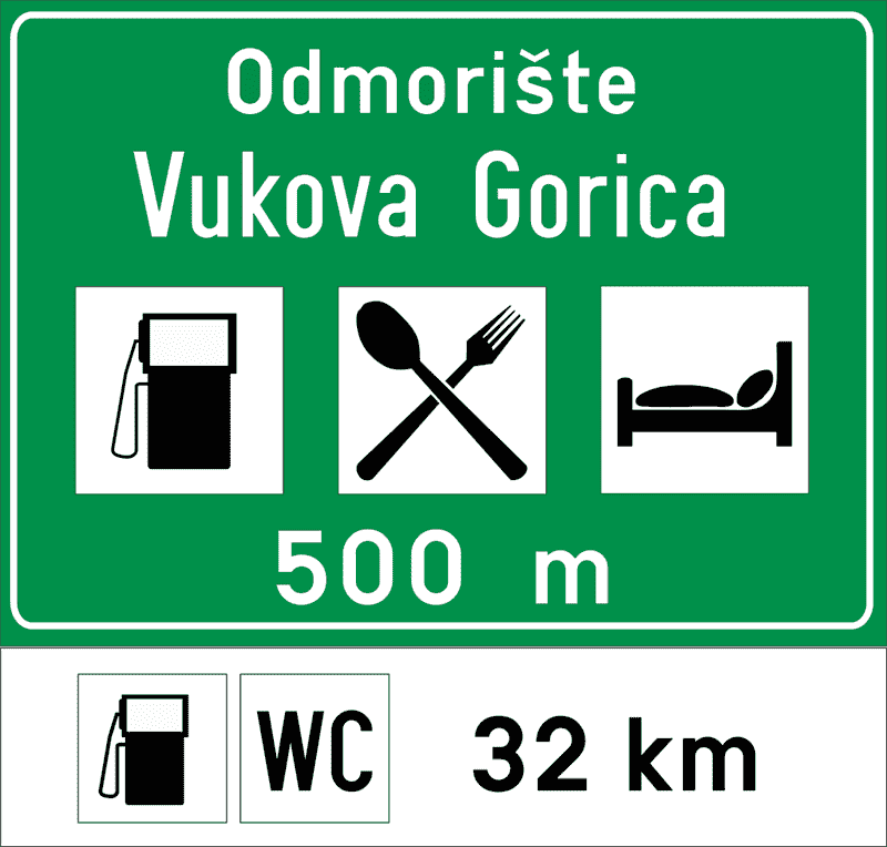 Prometni znak Odmorište