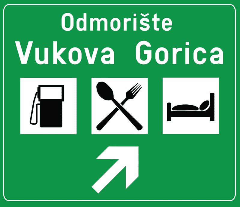 Prometni znak Odmorište