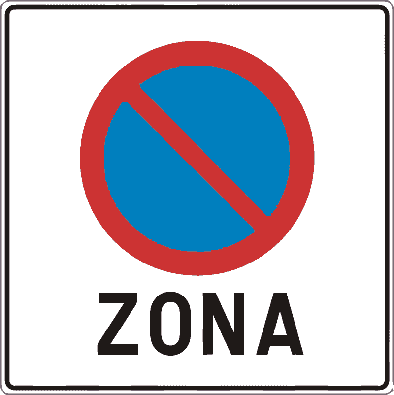 Prometni znak Zona u kojoj je ograničeno trajanje parkiranja