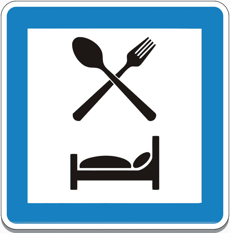Prometni znak Restoran