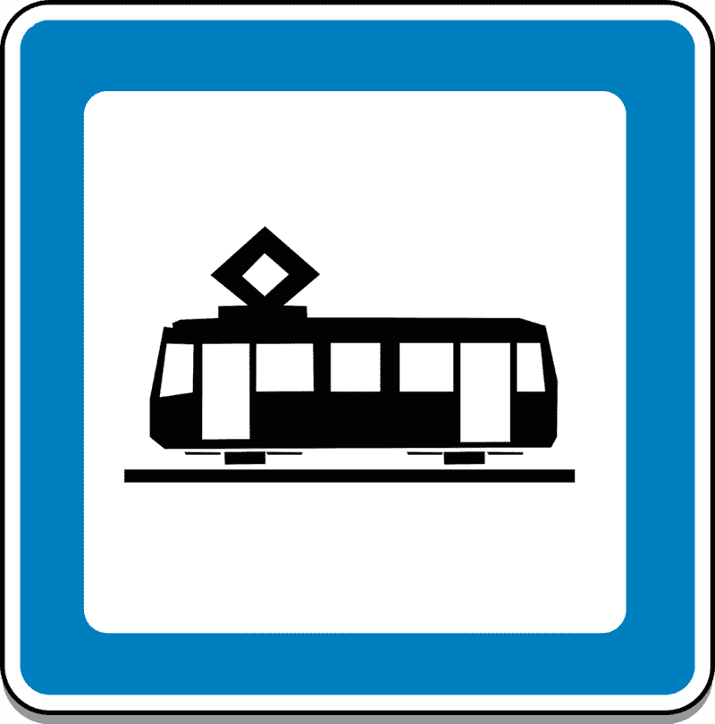 Prometni znak Stajalište tramvaja
