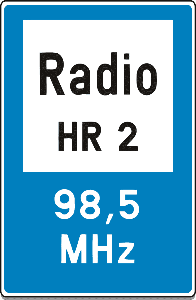 Prometni znak Radiopostaja