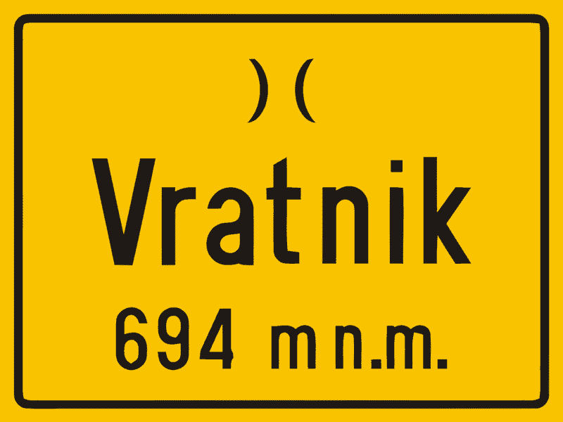 Prometni znak Planinski prijevoj