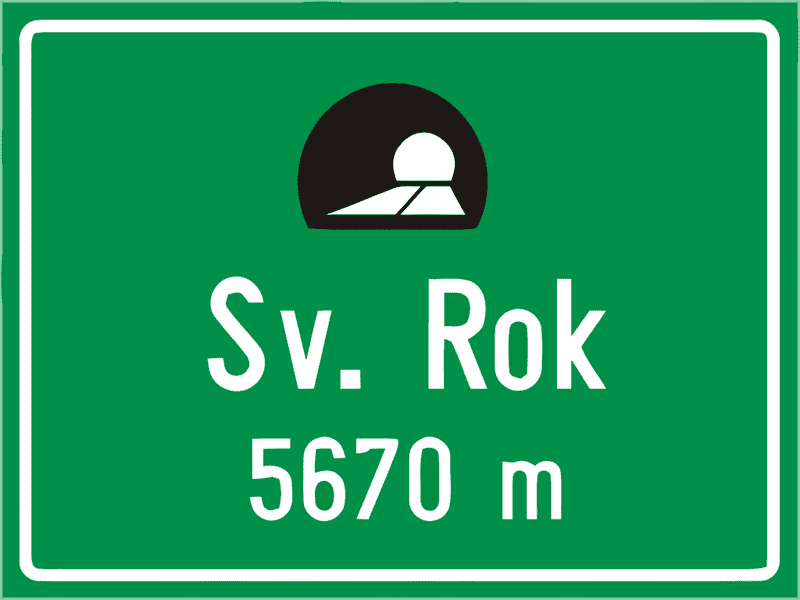 Prometni znak Tunel