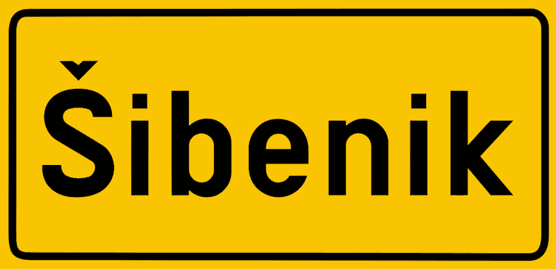 Prometni znak Naselje