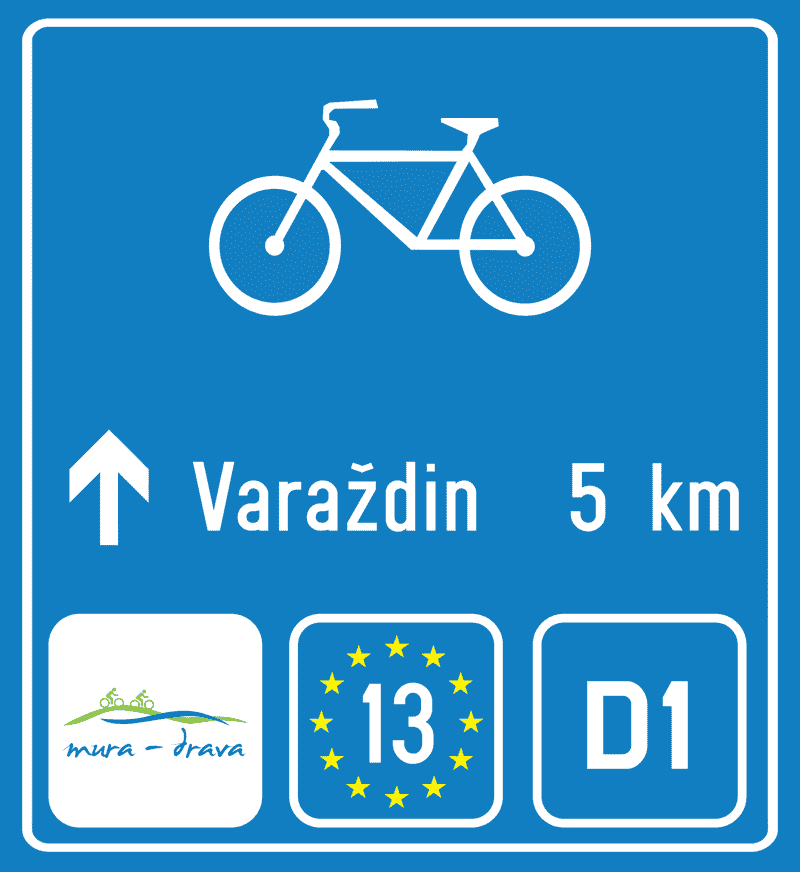Prometni znak Putokaz za bicikliste