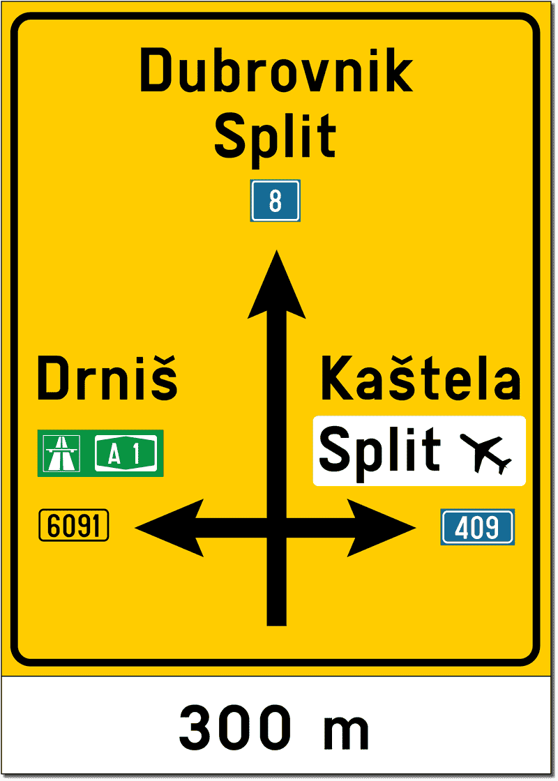 Prometni znak Raskrižje