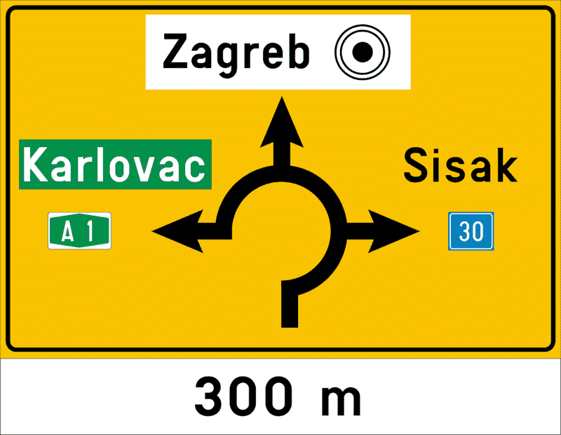 Prometni znak Raskrižje